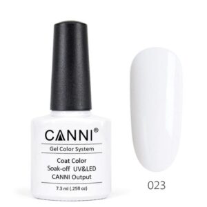 CANNI CLASSIC ΗΜΙΜΟΝΙΜΟ ΒΕΡΝΙΚΙ 023 PURE WHITE UV & LED 7.3ml
