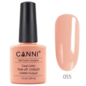 Canni Classic Ημιμόνιμο Βερνίκι N. 055 Apricot UV & LED 7.3ml
